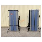 School Surplus: (2)pc -12FT Folding Tables w/Bench