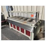 School Surplus: Heated 5 Well Electric Food Table