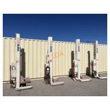 Lot of (4) Stertil-Koni ST-1072 MobileColumn Lifts