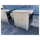 School Surplus: Duke SS Table w/ Shelves