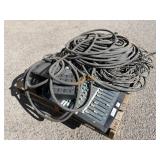 Pallet of Sound System Mixers / Cabling