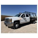 2016 Chevrolet Silverado 3500 Flatbed 4x4 Dually
