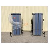 School Surplus: (2)pc -12FT Folding Tables w/Bench