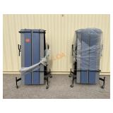 School Surplus: (2)pc -12FT Folding Tables w/Bench