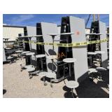 School Surplus: (6)pc -12FT Folding Tables w/Seats