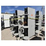 School Surplus: (6)pc -12FT Folding Tables w/Seats