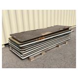 School Surplus: (9)pc - 8FT Folding Tables