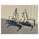 (5)pcs - PROMaxima Weight Racks, Benches