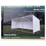 UNUSED 25FTx 12FT Steel Livestock / Car / ATV Shed