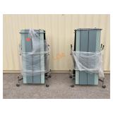 School Surplus: (2)pc -12FT Folding Tables w/Bench