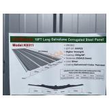 UNUSED (100)pc 10FT Galvanized Steel RoofingPanels