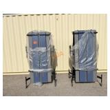 School Surplus: (2)pc -12FT Folding Tables w/Bench