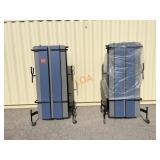 School Surplus: (2)pc -12FT Folding Tables w/Bench