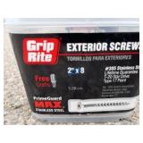 (4) NEW 5LB Boxes of 2' Stainless Wood Screws