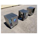 (3)pcs- Kitchen Steam Cabinets