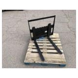 Mini Skid-Steer Loader Fork Attachment