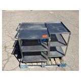 (3)pcs- Lakeside SS Kitchen Carts- A