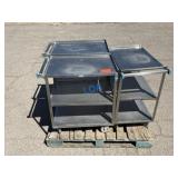 (3)pcs- Lakeside SS Kitchen Carts- D
