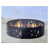 UNUSED Outdoor 36' Steel Fire Pit Ring