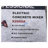 UNUSED Electric X2600A Concrete Mixer Drill