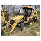 John Deere 110 Loader 4x4 Backhoe w/ Bucket