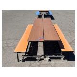 School Surplus- 8FT Folding Dinning Table -D