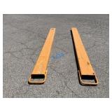 Like NEW 76' Steel Lifting Fork Extensions