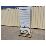 True Refrigerated Cabinet w/ Roll Up Secure Door