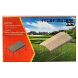2025 UNUSED 12FT x 20FT Steel Carport