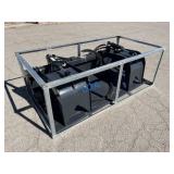 UNUSED Skid-Steer Hydraulic Grapple Bucket