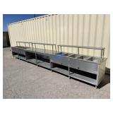 SS Heated Food / Serving Line -21FT x 30" -B