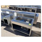 School Surplus- 50" Cold Food Table Cart