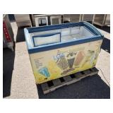 School Surplus- Ice Cream Freezer Display