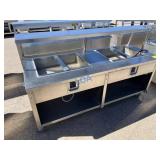 School Surplus- 78" Heated Food Table