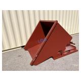 UNUSED 2yard Forklift Self Dumping Hopper