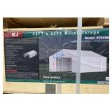 UNUSED 46FT x 25FT Steel Garage/ Shop/ Barn *AS IS