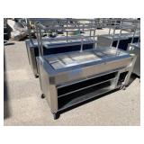 School Surplus- 77" Cold Food Table Cart