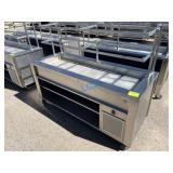 School Surplus- 77" Cold Food Table Cart