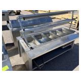 School Surplus- 78" Heated Food Table
