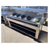 School Surplus- 77" Heated Food Table