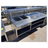 School Surplus- 7FT Heated Food Table
