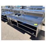 School Surplus- 7FT Heated Food Table