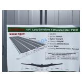 UNUSED (100)pc 10FT Galvanized Steel RoofingPanels