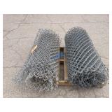 Pallet- (2) Rolls of Chain Link Fencing -B