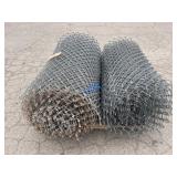 Pallet- (2) Rolls of Chain Link Fencing -F