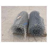 Pallet- (2) Rolls of Chain Link Fencing -E