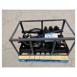 2026 Skid-Steer Hydraulic BLK Auger Set w/ 3 Bits
