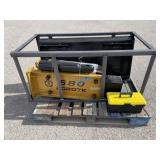UNUSED Skid-Steer Hydraulic AGT 680 Breaker w/2Bit