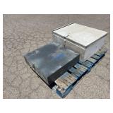 (2)pc- Steel Electrical Panel, Steel White Cabinet