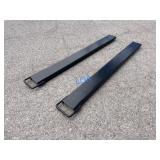 UNUSED Steel Forklift Extensions in Box - 72"